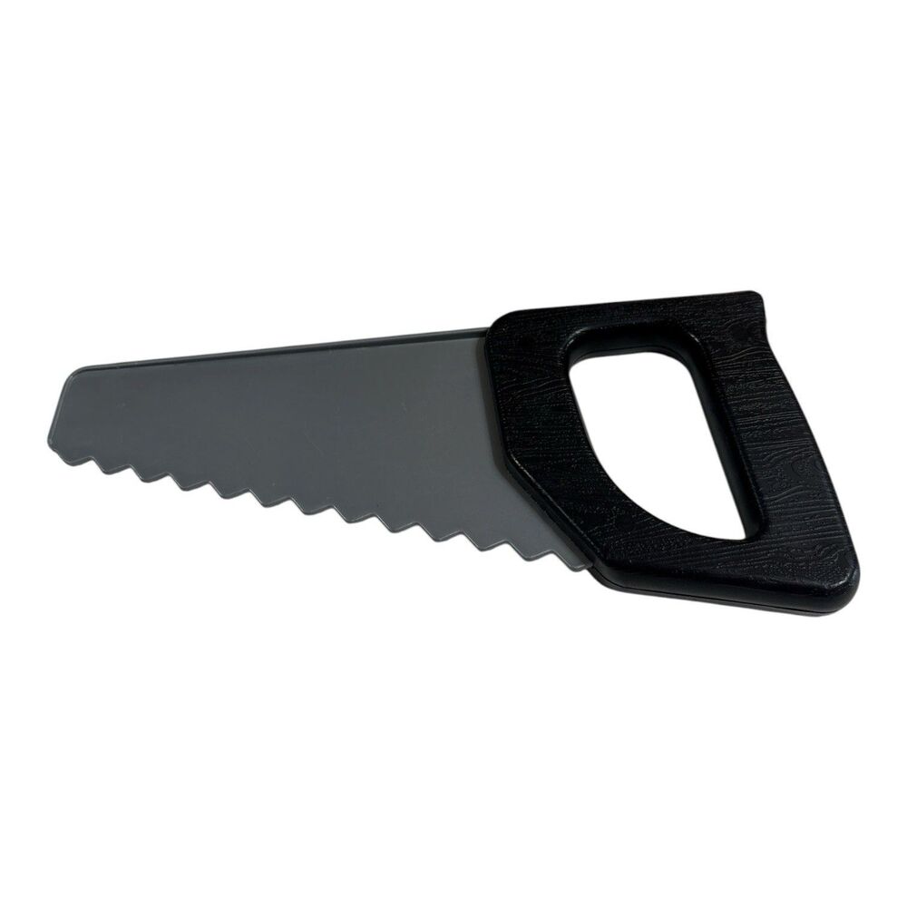 Black & Decker Toy Replacement Plastic Saw With Serrated Edge & Black Handle